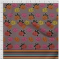 thumbnail image 2 of oneOone Georgette Viscose Fabric Stripe & Floral Panel Print Fabric By The Yard 42 Inch Wide, 2 of 3