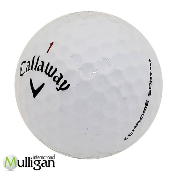 12 Callaway Chrome Soft Balls, #10177, Pack of 12 recycled balls