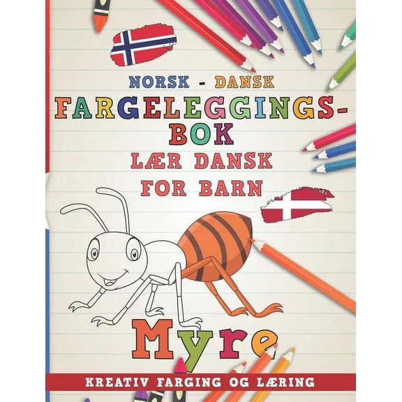 L: Fargeleggingsbok Norsk - Dansk I L (Paperback)
