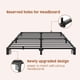 thumbnail image 4 of 6 pulgada queen heavy duty metal platform marco de cama - durable iron slat support y legs, no box spring required, no screws needed, supports up to 800 lbs, 4 of 6