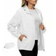 thumbnail image 3 of ameIAEA Women's Lightweight Rain Coats Outdoor Hiking Travel Windbreaker Jackets Packable Waterproof Coat, 3 of 8