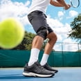 thumbnail image 2 of FitVille Tennis and Pickleball Sneakers Wide Toe Box and Arch Support Indoor Outdoor Men's Athletic Shoes Black Size 14 X-Wide, 2 of 7