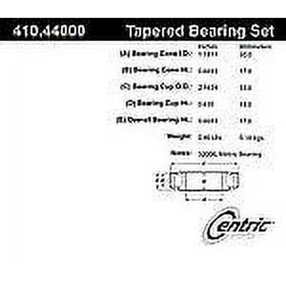 STANDARD TAPER BEARING Fits select: 1983-1985 TOYOTA CELICA, 1983-1988 TOYOTA CRESSIDA