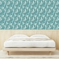thumbnail image 4 of Ambesonne Modern Peel & Stick Wallpaper for Home, Ballerinas Dancing Art, 13"x72", Teal Seafoam, 4 of 6