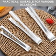 thumbnail image 6 of 6 Pcs Mini Ice Mini For Food - Sweet Tongs For Pick Mix - Small Portable Tongs For Food, Sweets, Bread, Cake, Appetizers, Tea, Coffee, Kitchen, Wedding Party, 6 of 7