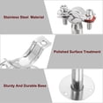 thumbnail image 4 of Uxcell Pipe Supports, Stainless Steel Wall Mount Ceiling Mount Pipe Support Brackets for Dia 19mm Pipe Tube, 4 of 6