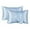 Blue, variant on RFUGUG Set of 2 Luxury Silk Pillowcases - Premium 20*26in Satin Smoothness for Unmatched Comfort, Hypoallergenic, Easy Care, Elegant Addition to Your Bedding - Queen Size, Machine Washable