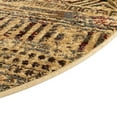 thumbnail image 6 of Rugs.com Saturn Collection Rug – 8 Ft Round Beige Medium Rug Perfect For Kitchens, Dining Rooms, 6 of 8