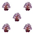 thumbnail image 2 of Advancent Mini Crystal Money Tree Bonsai Style Decor Purple Tree Office Home Feng Shui Type2 NO2, 2 of 6