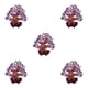 thumbnail image 2 of Wosthever Mini Crystal Money Tree Bonsai Style Purple Tree Home Office Decor Shui Feng Type2 NO2, 2 of 6