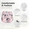 thumbnail image 6 of Lsque Cat Printed Women's Running Shorts with Liner Pockets,Elastic Quick Dry Workout Athletic Gym Yoga Shorts,Womens High Waist Shorts-Small, 6 of 9