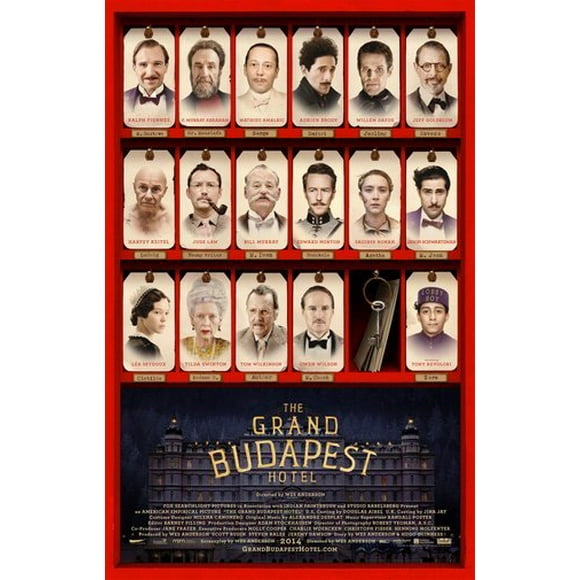 Best Posters Grand Budapest Hotel Poster 11Inx17In Mini Poster 11x17 Poster Color Category: Multi, Unframed, Ages: Adults