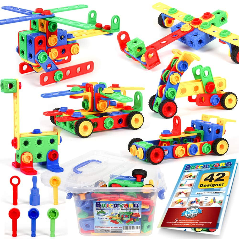 163 Piece STEM Toys Kit, Educational Construction ...