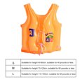 thumbnail image 3 of Chaleco salvavidas para niños Chaleco de flotabilidad de natación inflable de PVC (naranja S), 3 of 8