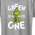 thumbnail image 3 of The Grinch - Green One - Women's Short Sleeve Graphic T-Shirt, 3 of 5