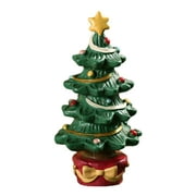 Abenow Fish Tank Aquarium Ornament Resin Christmas Tree/Gift Box Ornament Christmas Creative Landscaping Decor