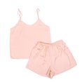thumbnail image 1 of Women’s Cami 2 Piece Satin Sleepwear Short Set For Adults, Sizes Small To X-Large, 1 of 2