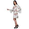 thumbnail image 2 of Moomaya Cotton Robes For Women Lightweight Printed Short Bridesmaid Robes, 2 of 6