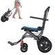 thumbnail image 1 of Silla de Ruedas de Transporte Hopelight Negra Ergonómica y Liviana para Personas Mayores y Adultos, 1 of 7