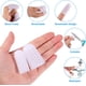thumbnail image 4 of 20 piezas de protectores de dedos de silicona con orificios para heridas, cubierta de dedos transpirable (blanco) TUNC Sencillez, 4 of 5