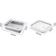 thumbnail image 4 of Escurridor de platos plegable con escurridor de fregadero, fácil de limpiar, organizador de vajilla, bandeja de almacenamiento, 4 of 5
