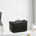 thumbnail image 6 of Large Capacity Travel Organizer Bag with Multiple Compartments and Transparent Mesh Pockets, Durable Polyester Double-Zip Storage for Toiletries, Electronics, and Accessories, 6 of 6