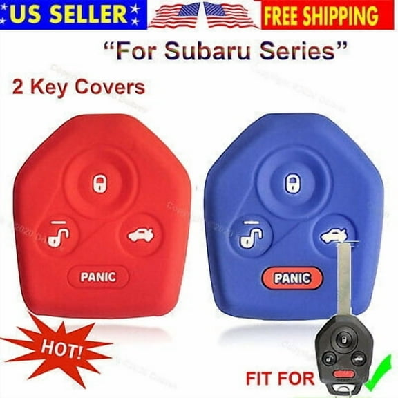 2 Silicone 3 1 Entry Remote Case Holder Protector Fob Cover for Subaru Smart Key