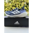 thumbnail image 1 of Adi-das UltraBoost 21 Blue White Athletic Running Shoes Sneakers Gradeschool 4.5, 1 of 6