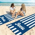 thumbnail image 4 of Personalized Beach Towel for Kids & Adults with Name 400GSM Custom 100% Microfiber Pool Towel Ultra Absorbent Super Soft Towels Personalized Gift for Women Men, 4 of 8