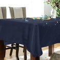 thumbnail image 5 of Yayeee Tablecloths 54" x 54" Rectangle Wrinkle Resistant Party Table Cover, Orange Cat Planet, 5 of 8