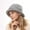 Grey, variant on Dyfzdhu Mother's Day Woolen Hats for Women Fall Winter Warm Elegant Floral Knitted Bucket Hat, Mother's Day Gifts
