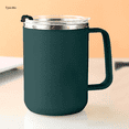 thumbnail image 6 of Eyucdvc 12 oz Double Wall Insulated Stainless Steel Tumbler with Handle and Lid Spill Proof Travel Coffee Cup for Hot Cold Beverages Reusable Thermal Water Mug for Kitchen Outdoor Daily Use, 6 of 6