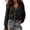 Black-#q006, variant on Women V Neck Cropped Cardigan Sweater Button Down Long Sleeve Cable Knit Jacket Casual Loose Fall Crop Daily Outfits,Navy 2XL