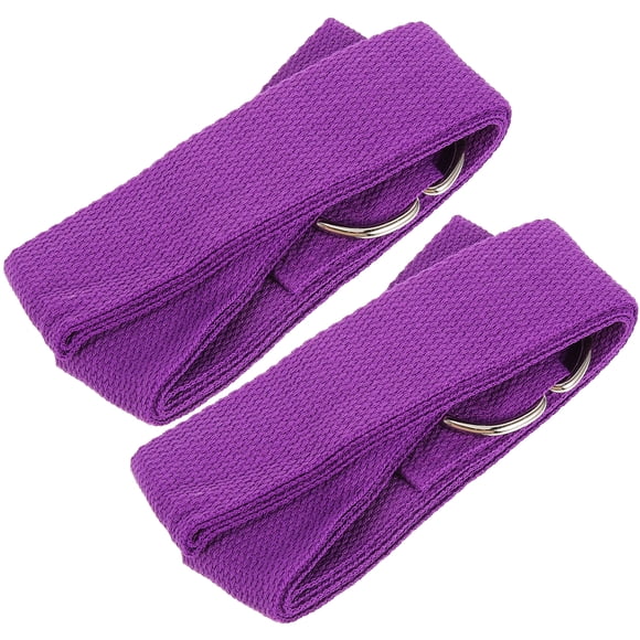 2 PPC Band de yoga extensible Correa de yoga reutilizable Suministro de estiramiento de la banda de ejercicio para el hogar