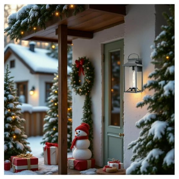 Outdoor Porch Lights, Textured Black Exterior Lighting Fixtures Wall Mount, Modern Outdoor Wall Sconce Lantern for House, Front Porch, Anti-Rust Waterproof Outdoor Garage Lights for Coach (2 pack)