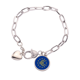thumbnail image 1 of La unificación monetaria alrededor de estrellas Pulsera de cadena de corazón joyería encanto moda, 1 of 3