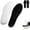 Black, variant on 4D Shoe Cloud Insoles for Men Women,Memory Foam Arch Support Inserts Trim to Fit,Cloud Comfort Breathable Cushion,with Arch Support Shock Absorption for All-Day Comfort