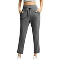 thumbnail image 3 of zbxnLI Women's Athletic Joggers Pants with Pockets Running Workout Sweatpants Tapered Casual Track Pants, 3 of 9