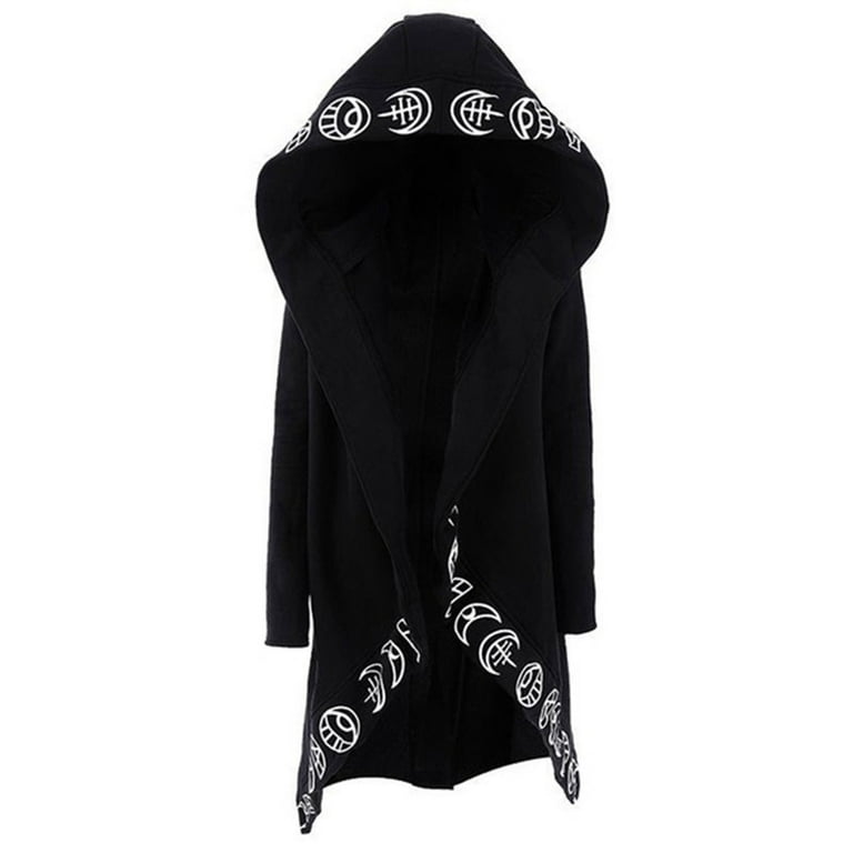 Women Gothic-Hoodie Witchcraft Punk-Cardigan-Jacket - Eye