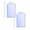 Clear-2PCS, variant on Luggage Tags Travel Essentials Premium Rigid Airline Luggage Tag Holders with 5.9" Worm Loops,Heavy Duty Hard Plastic Suitcase ID Tag Identifiers with Business Card Insert Window