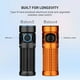 thumbnail image 5 of Linterna OLIGHT Baton4 recargable EDC 1300 lúmenes naranja, 5 of 9