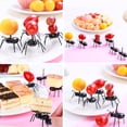 thumbnail image 2 of Juego de tenedores para fruta con forma de hormiga, tenedores de cocina de usos múltiples para postres, pasteles y bocadillos para fiestas en bares (36 piezas), 2 of 7