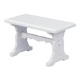 thumbnail image 2 of Miniature Desk Mini Study Table Doll House Decoration White 10.00X6.20X5.40CM Decorative 1Pcs, 2 of 3