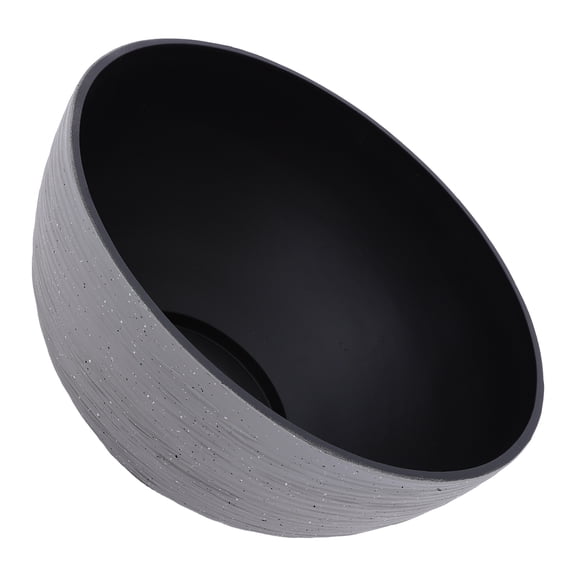 OFFIGAM Grey Plastic Outdoor Water Fountain Base Bowl for Hydroponic Systems and Plant Growing