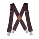 thumbnail image 4 of Tirantes para Hombre Clips Súper Fuertes Tirantes de 2,15 "de Ancho Tirantes Elásticos Casuales X Espalda para Fiesta de Disfraces de Boda de Negocios Marrón Salvador tirantes para hombre, 4 of 7
