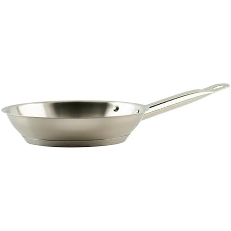 Winco Commercial-Grade Stainless Steel Fry Pan, Natural Finish, 8"$$Home Decor, Kitchen, & Other