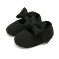 thumbnail image 2 of Fymall Newborn Infant Baby Soft Sole Bow-knot Crib Shoes, 2 of 5
