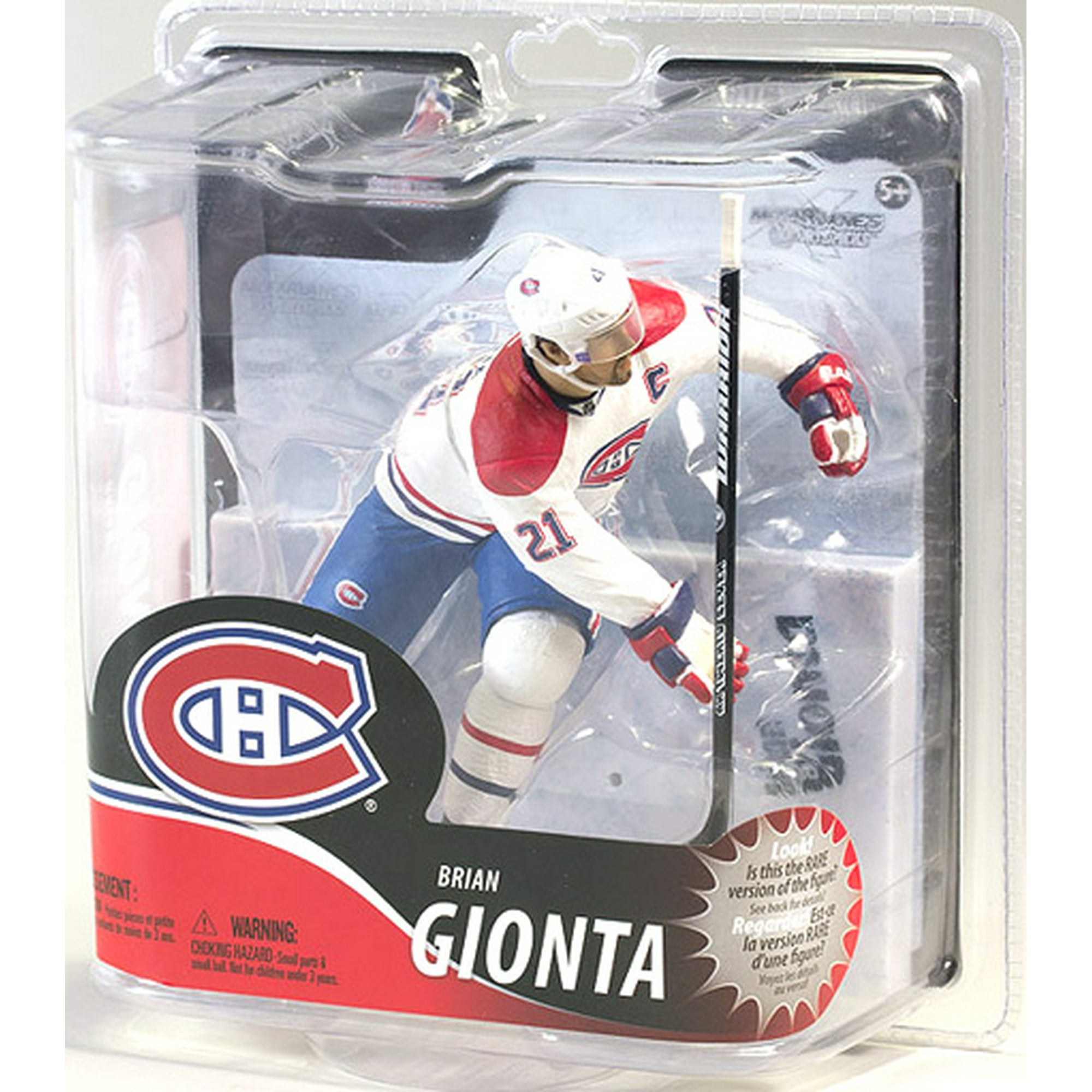 NHL Hockey 6 Inch Action Figure Series 30 Brian Gionta White Jersey Walmart
