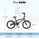 thumbnail image 4 of Bicicleta de niños de estilo libre 20 pulgadas bicicleta de niños de velocidad única para niños niñas edad 7 años, 4 of 5