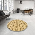 thumbnail image 4 of Ahgly Company Machine Washable Indoor Rectangle Abstract Cinnamon Brown Area Rugs, 5' x 8', 4 of 7